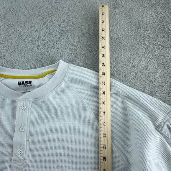 Bass Outdoor Glacier Gray Performance Thermal Long Sleeve Shirt L NWT 5642 - Picture 8 of 11